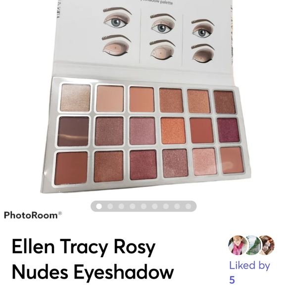 🆕️ Ellen Tracy Rosy Nudes Eyeshadow Palette - Picture 2 of 10